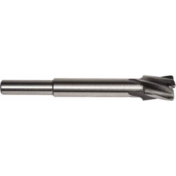 Union Butterfield - 13/16" Diam, 1/4" Shank, Diam, 4 Flutes, Straight Shank, Interchangeable Pilot Counterbore - Eagle Tool & Supply