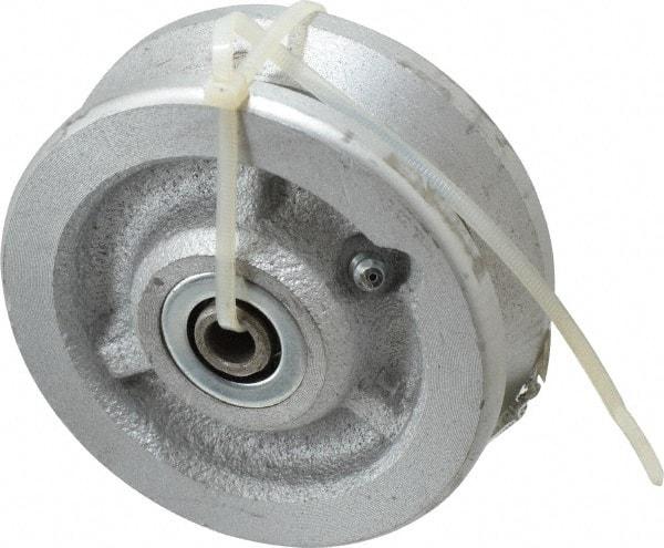 Albion - 4 Inch Diameter x 1-1/2 Inch Wide, Cast Iron Caster Wheel - 600 Lb. Capacity, 1-3/4 Inch Hub Length, 3/8 Inch Axle Diameter, Roller Bearing - Eagle Tool & Supply