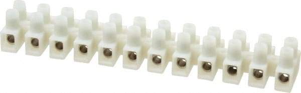 Ideal - 0.7mm High x 7.9mm Long, Terminal Block Barrier Strip - Use with 12 Pole Terminal Blocks - Eagle Tool & Supply