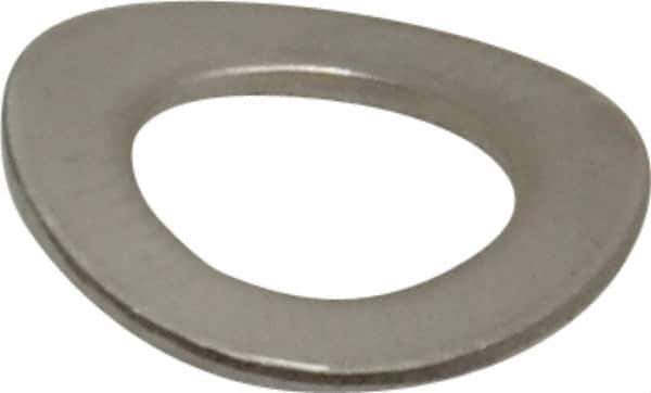 Value Collection - M8 Screw, 8.4mm ID x 15mm OD, Grade 18-8 Stainless Steel Wave Disc Spring - 0.8mm Thick, 3mm Overall Height - Eagle Tool & Supply