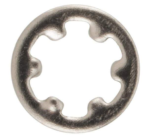 Value Collection - M25 Screw, 2.7mm ID, Stainless Steel Internal Tooth Lock Washer - 5.5mm OD, Uncoated, Grade 18-8 & Austenitic A2 - Eagle Tool & Supply
