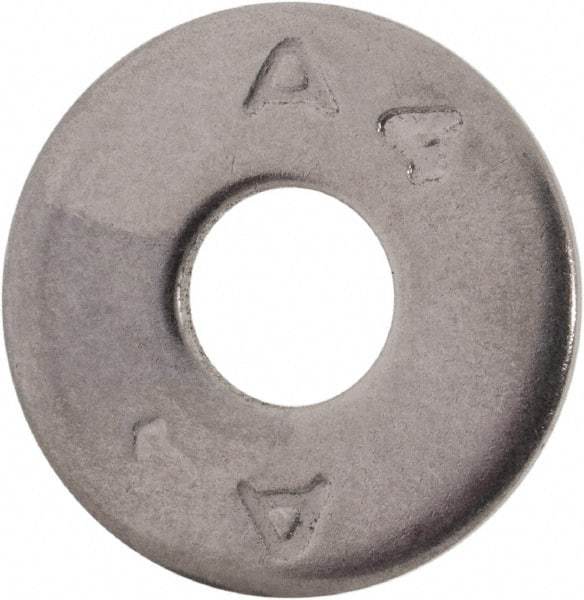 Value Collection - M6 Screw, Grade 316 Stainless Steel Fender Flat Washer - 6.4mm ID x 18mm OD, Plain Finish - Eagle Tool & Supply