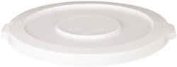 PRO-SOURCE - Round Lid for Use with 32 Gal Round Trash Cans - White, Plastic, For Huskee Trash Cans - Eagle Tool & Supply