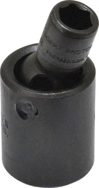 Proto - 3/8" Drive 8mm Standard Universal Impact Socket - 6 Points, 2" OAL - Eagle Tool & Supply