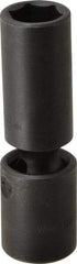 Proto - 1/2" Drive 5/8" Deep Universal Impact Socket - 6 Points, 3-19/32" OAL - Eagle Tool & Supply