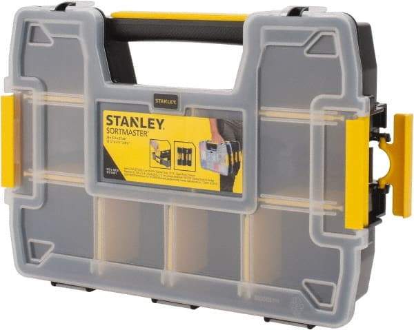 Stanley - 11-39/64" Wide x 2-15/64" High x 8-39/64" Deep, SortMaster Light - Plastic Frame, 10 Compartments - Eagle Tool & Supply