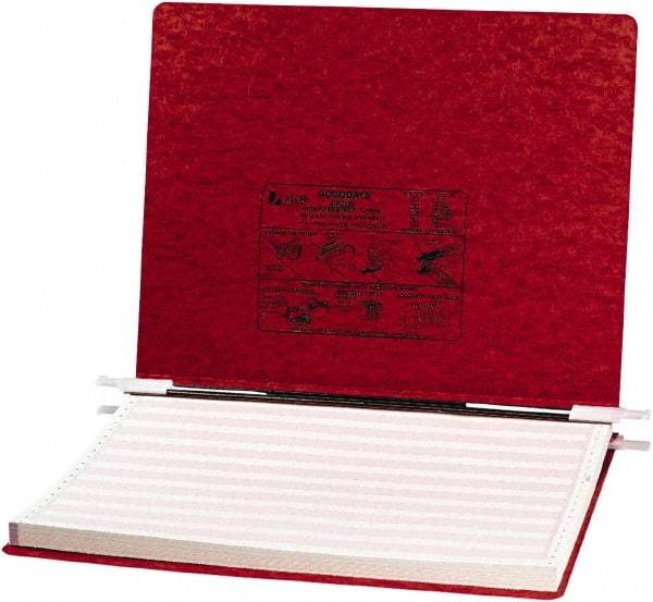 ACCO - 6", Letter Size, Executive Red, Hanging Data Binders - Eagle Tool & Supply