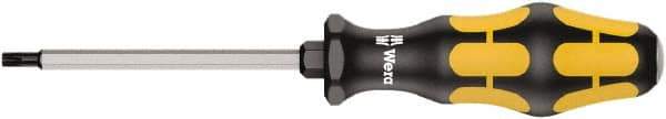 Wera - T25 Torx Driver - 100mm Blade Length, Ergonomic Handle - Eagle Tool & Supply