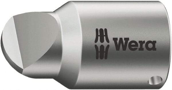 Wera - 1/4" Drive, #0 Point, Standard Slotted Screwdriver Socket - #0 Point - Eagle Tool & Supply