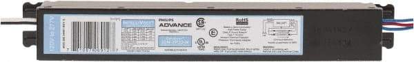 Philips Advance - 1 or 2 Lamp, 120-277 Volt, 0.18 to 0.49 Amp, 0 to 39, 40 to 79 Watt, Instant Start, Electronic, Nondimmable Fluorescent Ballast - 0.77, 0.88, 0.91, 0.93, 1.00, 1.03, 1.06, 1.07 Ballast Factor, T8 Lamp - Eagle Tool & Supply