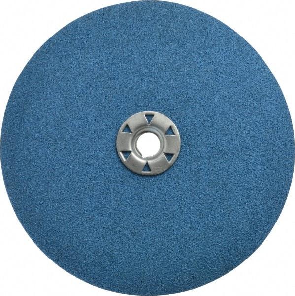 Norton - 7" Diam 60 Grit Fiber Disc - Medium Grade, Zirconia Alumina, Series F826 - Eagle Tool & Supply