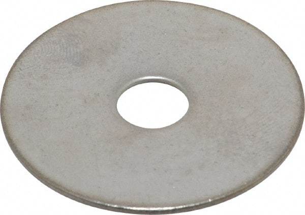 Value Collection - 5/16" Screw, Grade 18-8 Stainless Steel Fender Flat Washer - 11/32" ID x 1-1/2" OD, 0.06" Thick - Eagle Tool & Supply