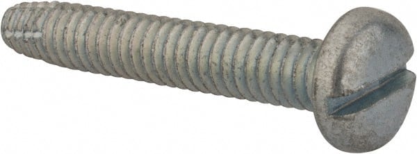 Value Collection - 1/4-20 UNC 1-1/2" Length Under Head Slotted Thread Cutting Screw - Eagle Tool & Supply