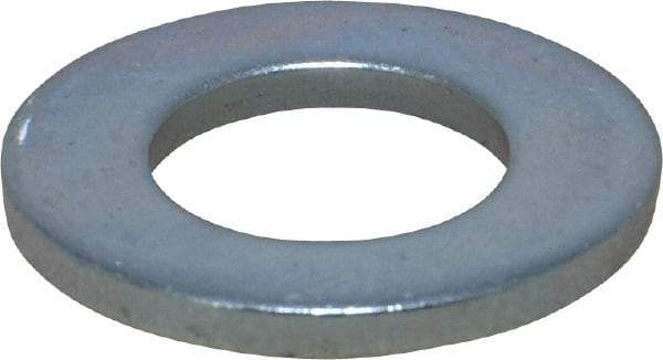 Value Collection - M14 Screw, Steel Standard Flat Washer - 15mm ID x 28mm OD, 2.5mm Thick, Zinc-Plated Finish - Eagle Tool & Supply