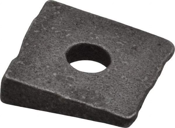 Value Collection - 3/8" Bolt, Iron Beveled Square Washer - 7/16" ID, 11/32 Minimum Thickness - Eagle Tool & Supply
