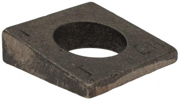 Value Collection - 1" Bolt, Iron Beveled Square Washer - 1-1/16" ID, 9/16 Minimum Thickness - Eagle Tool & Supply