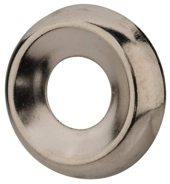 Value Collection - 0.021" Thick, Nickel-Plated Finish, Steel, Standard Countersunk Washer - 0.585" ID x 0.89" OD - Eagle Tool & Supply