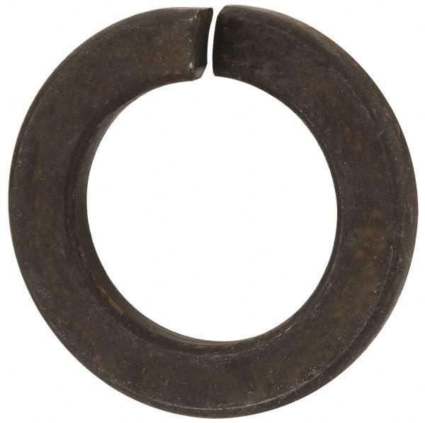 Value Collection - M24, 24.5mm ID, 5mm Thick Split Lock Washer - Steel, Uncoated, 24.5mm Min ID, 25.5mm Max ID, 40mm Max OD - Eagle Tool & Supply