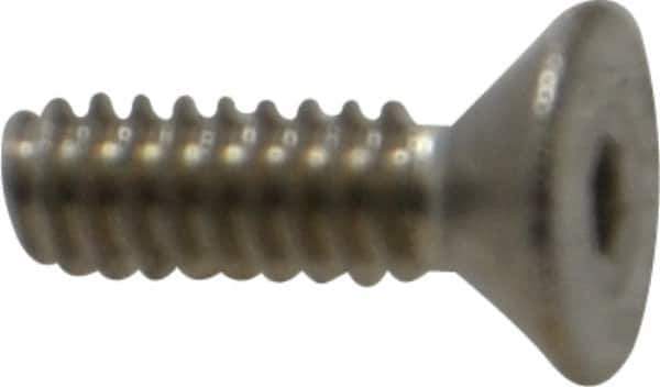 Value Collection - #4-40 UNC Hex Socket Drive, 82° Flat Screw - Grade 18-8 Stainless Steel, 3/8" OAL - Eagle Tool & Supply