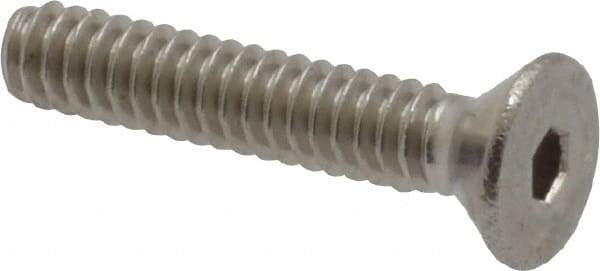 Value Collection - #4-40 UNC Hex Socket Drive, 82° Flat Screw - Grade 18-8 Stainless Steel, 5/8" OAL - Eagle Tool & Supply