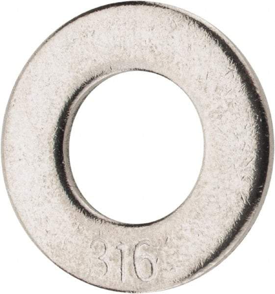 Value Collection - 5/16" Screw, Grade 316 Stainless Steel Standard Flat Washer - 11/32" ID x 11/16" OD, 0.065" Thick - Eagle Tool & Supply