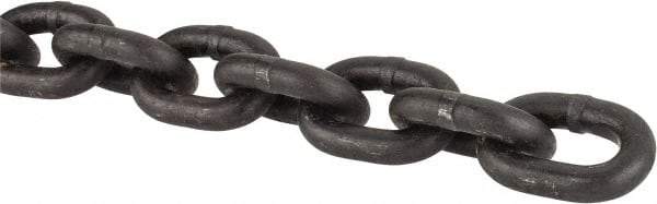 Peerless Chain - 5/16" Welded Alloy Chain - 4,300 Lb Capacity, Grade 80, Alloy Steel, Black Finish - Eagle Tool & Supply