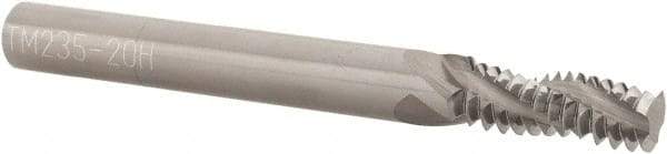 Scientific Cutting Tools - 5/16-20 UN, 0.235" Cutting Diam, 3 Flute, Solid Carbide Helical Flute Thread Mill - Internal/External Thread, 0.67" LOC, 2-1/2" OAL, 1/4" Shank Diam - Eagle Tool & Supply