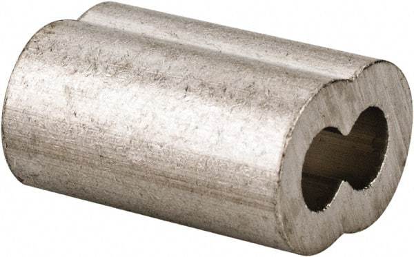 Value Collection - 1/8" Oval Compression Sleeve - Aluminum - Eagle Tool & Supply