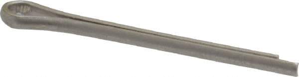 Made in USA - 1/16" Diam x 3/4" Long Extended Prong Cotter Pin - Grade 18-8, Uncoated, Stainless Steel - Eagle Tool & Supply