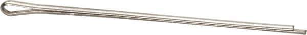 Made in USA - 1/16" Diam x 2" Long Extended Prong Cotter Pin - Grade 18-8, Uncoated, Stainless Steel - Eagle Tool & Supply