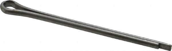 Made in USA - 3/32" Diam x 1-1/2" Long Extended Prong Cotter Pin - Grade 18-8, Uncoated, Stainless Steel - Eagle Tool & Supply