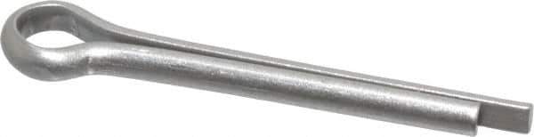 Made in USA - 1/8" Diam x 1" Long Extended Prong Cotter Pin - Grade 18-8, Uncoated, Stainless Steel - Eagle Tool & Supply
