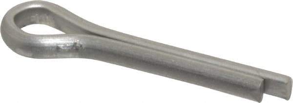 Made in USA - 5/32" Diam x 3/4" Long Extended Prong Cotter Pin - Grade 18-8, Uncoated, Stainless Steel - Eagle Tool & Supply