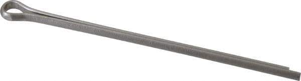 Made in USA - 3/16" Diam x 4" Long Extended Prong Cotter Pin - Grade 18-8, Uncoated, Stainless Steel - Eagle Tool & Supply