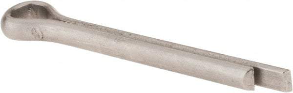 Made in USA - 1/4" Diam x 2" Long Extended Prong Cotter Pin - Grade 18-8, Uncoated, Stainless Steel - Eagle Tool & Supply