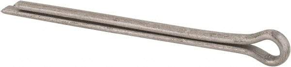 Made in USA - 1/4" Diam x 4" Long Extended Prong Cotter Pin - Grade 18-8, Uncoated, Stainless Steel - Eagle Tool & Supply