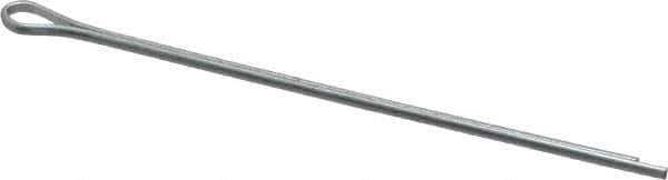 Made in USA - 1/16" Diam x 2" Long Extended Prong Cotter Pin - Grade 2, Zinc-Plated, Steel - Eagle Tool & Supply