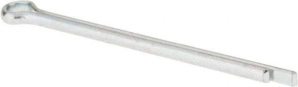 Made in USA - 5/16" Diam x 5" Long Extended Prong Cotter Pin - Grade 2, Zinc-Plated, Steel - Eagle Tool & Supply