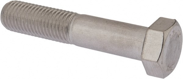 Value Collection - M16x2.00mm Metric Coarse, 80mm Length Under Head Hex Head Cap Screw - Eagle Tool & Supply
