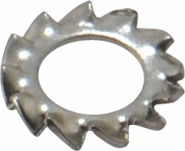 Value Collection - M4 Screw, 4.3mm ID, Stainless Steel External Tooth Lock Washer - 8mm OD, Grade 18-8 & Austenitic A2 - Eagle Tool & Supply