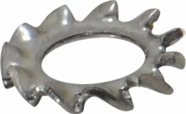 Value Collection - M5 Screw, 5.3mm ID, Stainless Steel External Tooth Lock Washer - 10mm OD, Grade 18-8 & Austenitic A2 - Eagle Tool & Supply