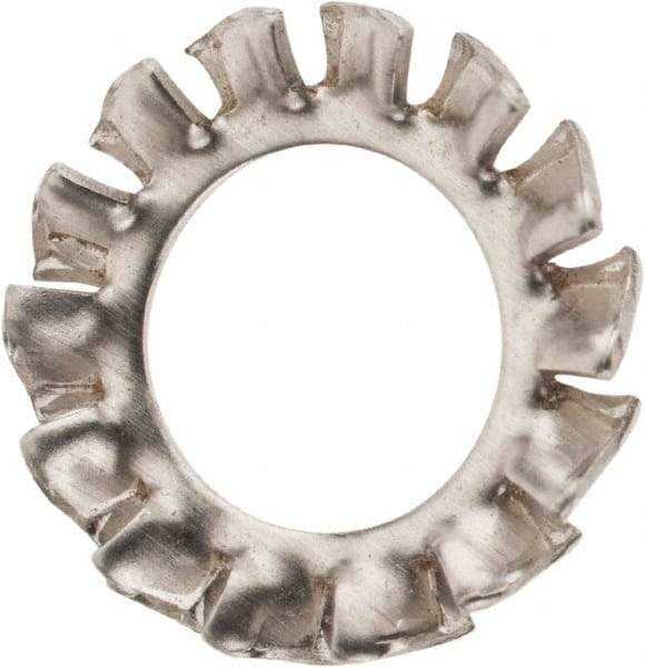 Value Collection - M8 Screw, 8.4mm ID, Stainless Steel External Tooth Lock Washer - 15mm OD, Grade 18-8 & Austenitic A2 - Eagle Tool & Supply
