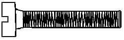 Value Collection - M2x0.40, 6mm Length Under Head Slotted Drive Machine Screw - Cheese Head, Grade 4.8 Steel, Zinc-Plated Finish, Without Washer - Eagle Tool & Supply