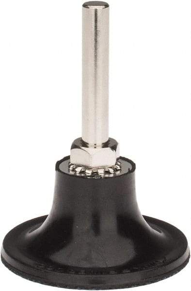 Tru-Maxx - 2" Diam Quick-Change Type R Disc Backing Pad - 1/4" Shank Diam, Soft Density, 30,000 RPM, Quick-Lok Compatible - Eagle Tool & Supply