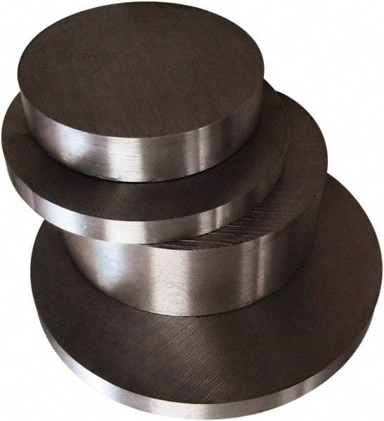 Value Collection - 8 Inch Diameter, 1 Inch Long, A-2 Air Hardening Decarb Free Tool Steel Round - Stock Length - Eagle Tool & Supply