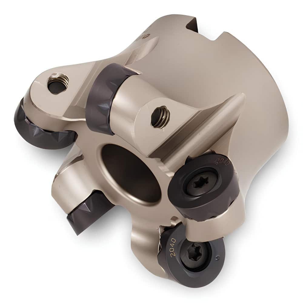 Indexable Copy Face Mills; Maximum Depth Of Cut: 0.3750 in; Compatible Insert Size Code: RCL.1906; Arbor Hole Diameter (mm): 1.50; Maximum Ramping Angle: 2.7 ™; Overall Height (mm): 2.3750 in; Series: 5W6N; Number of Cutter Inserts: 8; Cutter Style: 5W6N