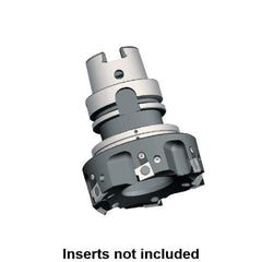 Kennametal - 3 Inserts, 50mm Cut Diam, 63mm Arbor Diam, 9.5mm Max Depth of Cut, Indexable Square-Shoulder Face Mill - 0/90° Lead Angle, 92mm High, BGHX 15L5... Insert Compatibility, Through Coolant, Series Fix-Perfect - Eagle Tool & Supply