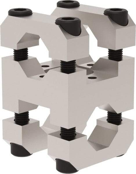 De-Sta-Co - Aluminum Transition Bracket - 104.8mm OAL, Use with BodyBuilder End Effector Systems, Includes Alignment Nuts - Eagle Tool & Supply