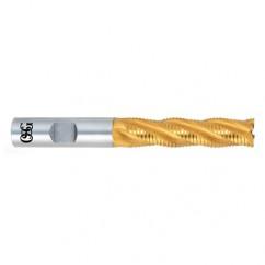 2" Dia. - 6-1/2" OAL - TiN HSS - CO-30° Helix - Square End SE EM - 8 FL - Eagle Tool & Supply