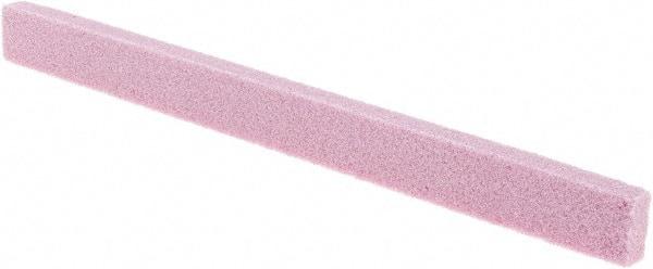 Made in USA - 80 Grit Aluminum Oxide Rectangular Polishing Stone - Very Soft Grade, 1/2" Wide x 6" Long x 1/4" Thick - Eagle Tool & Supply